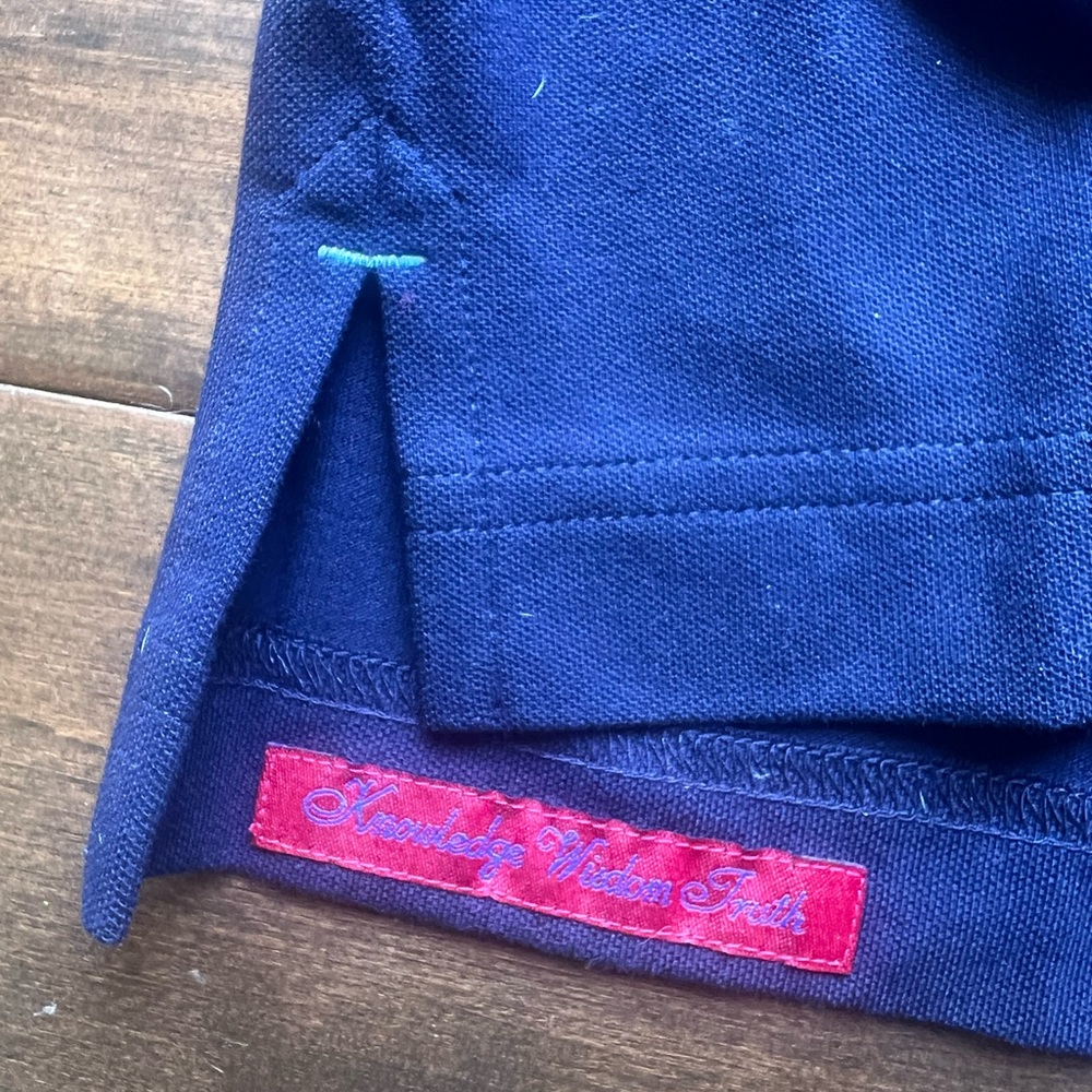 Robert Graham Blue Polo Shirt Classic Design - Picture 3 of 4